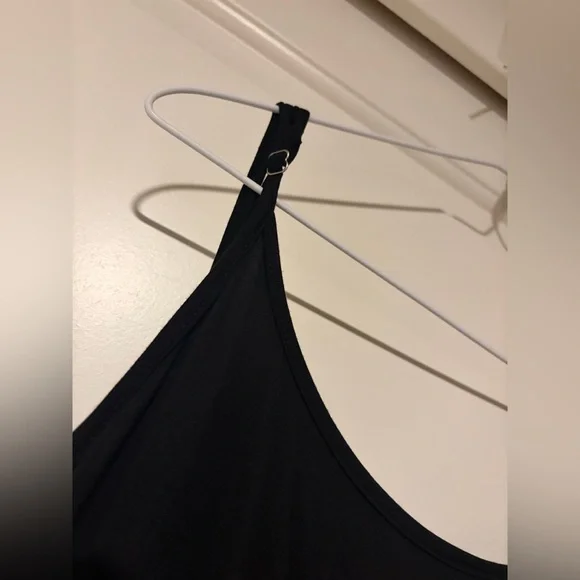 Kate Kason White & Black Lace Hem Slip Undershirt for Layering - Picture 10 of 11